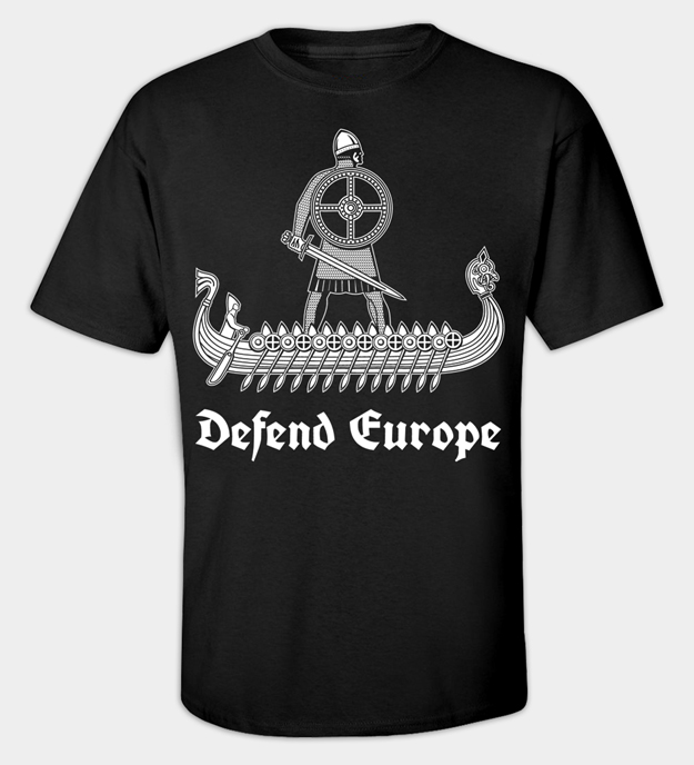 Vikingaförsvarare t-shirt