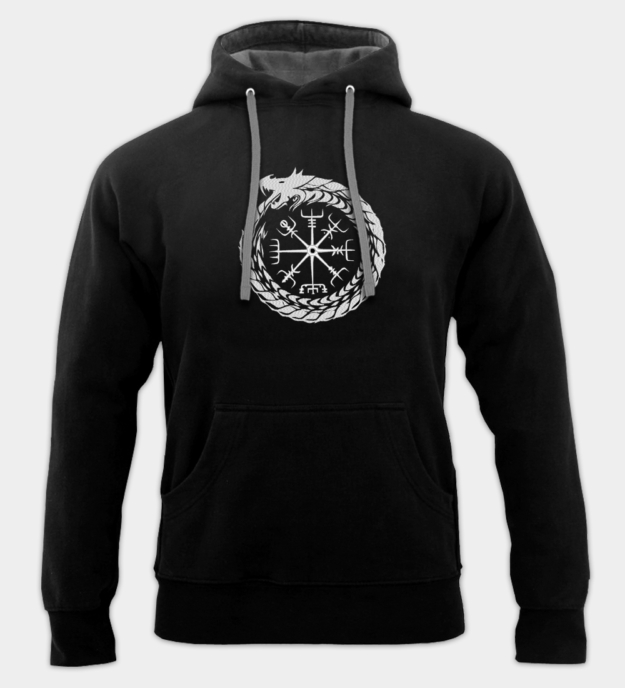 Jörmungandr broderad hoodie