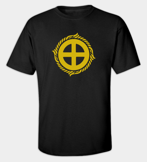 Solkors broderad t-shirt