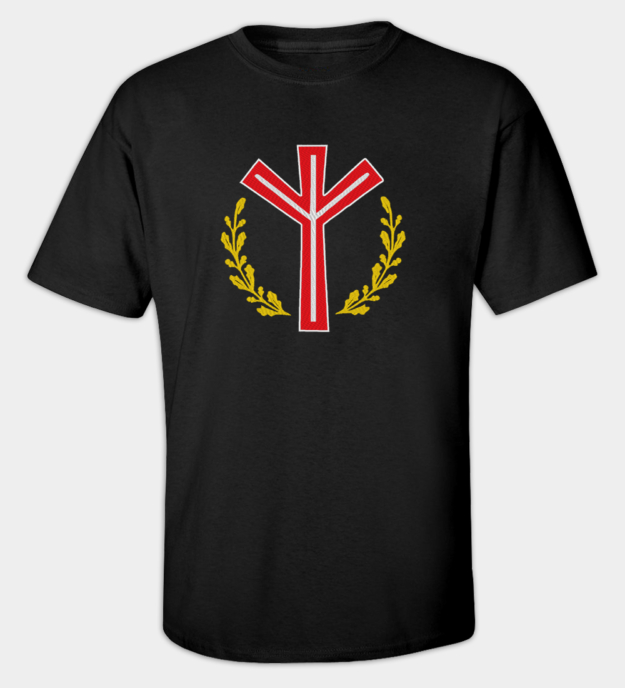 Algiz-runa broderad t-shirt