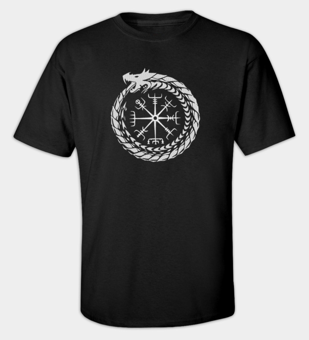 Midgårdsormen broderad t-shirt